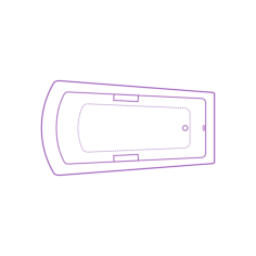 Fixtures Bathtubs Baths Toto Soiree Freestanding Bathtub Contour Svg Vector, Free Vectors File
